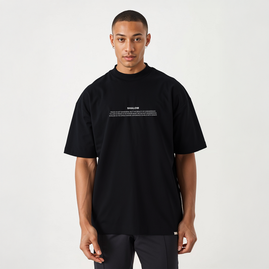 SHALOM Oversized Tee – Relaxed Unisex Fit