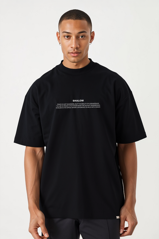 SHALOM Oversized Tee – Relaxed Unisex Fit