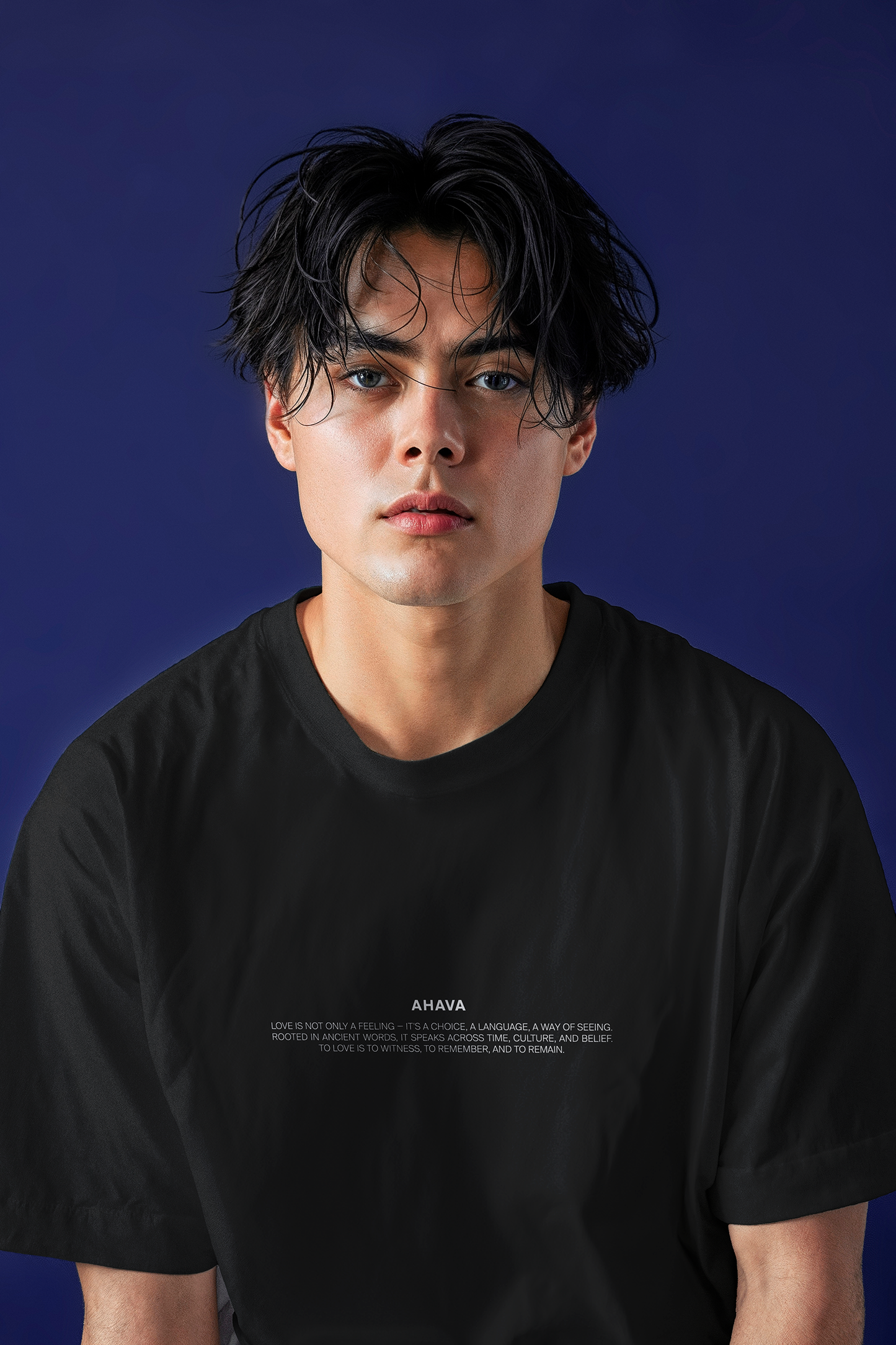 AHAVA Oversized Tee – Relaxed Unisex Fit